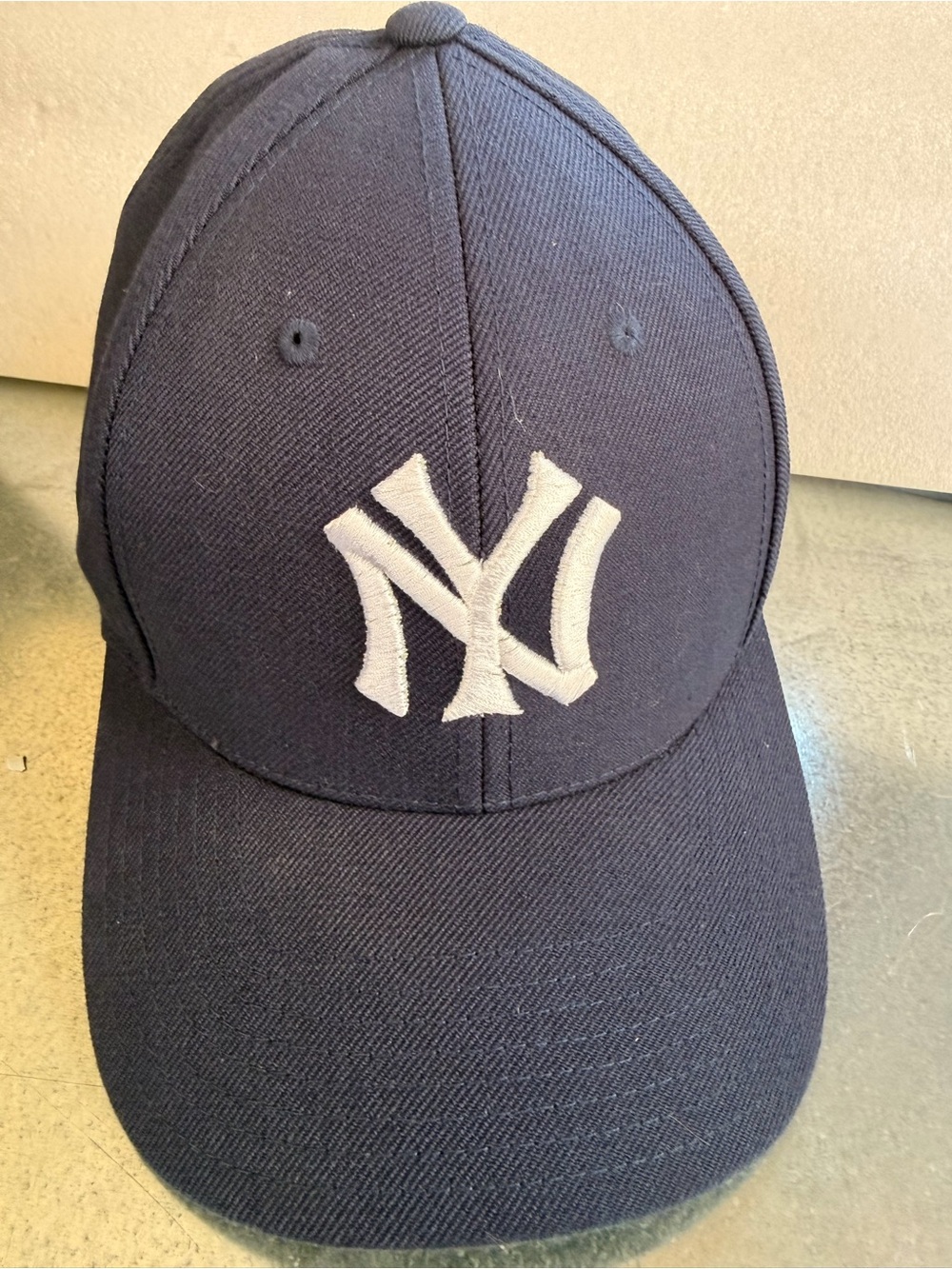 MLB New York Yankees Dark Blue Cap with White Logo
